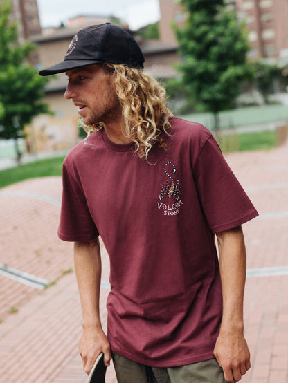 Lintell T-shirt - MERLOT