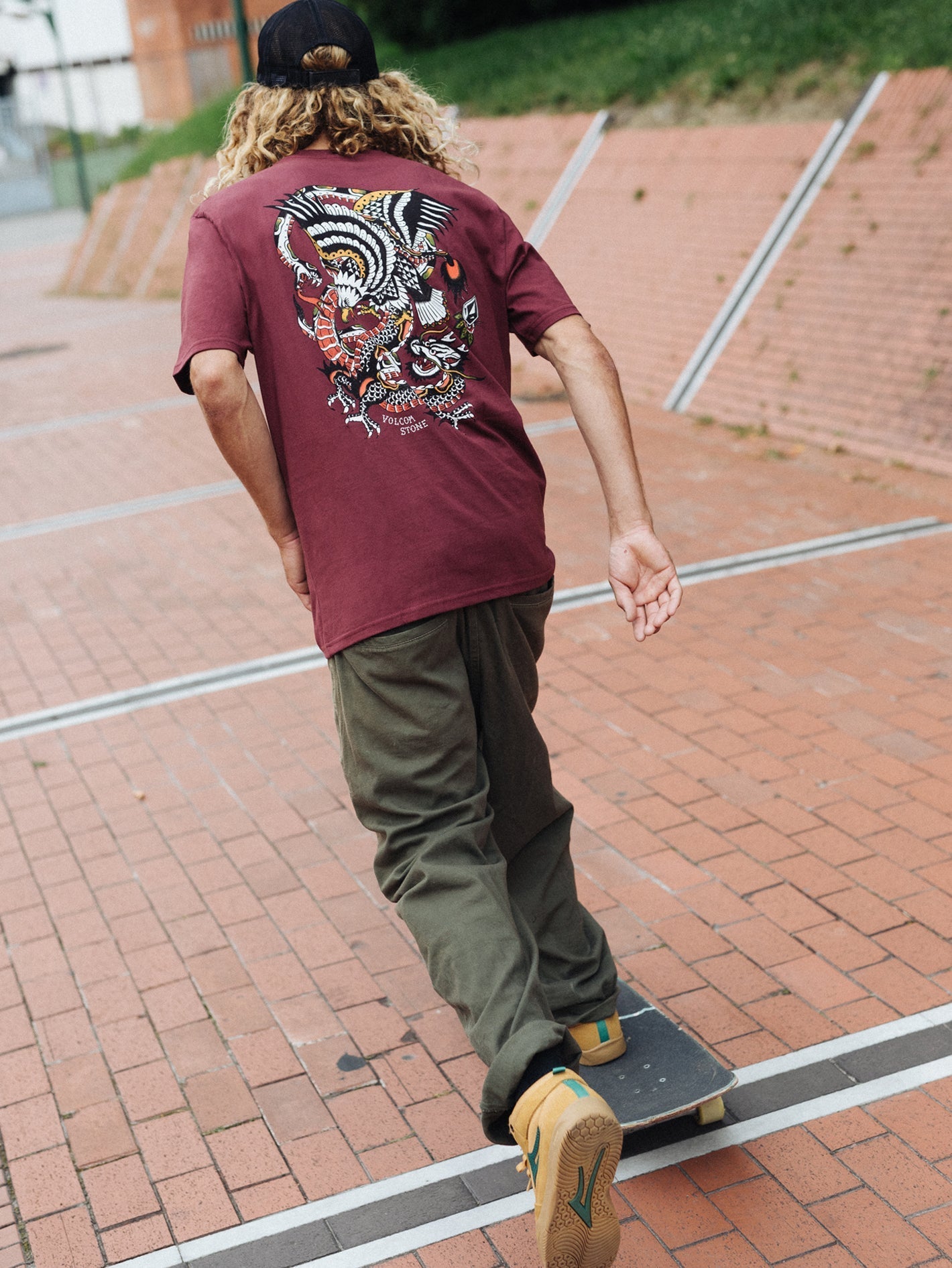 Lintell T-shirt - MERLOT