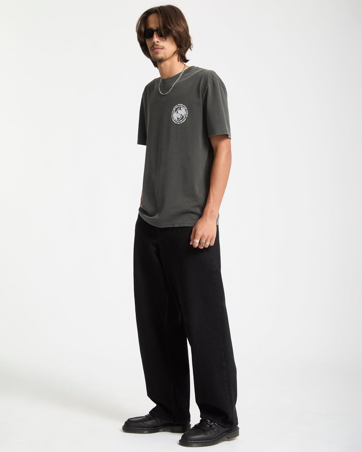 Circlepalm T-Shirt - Schwarz