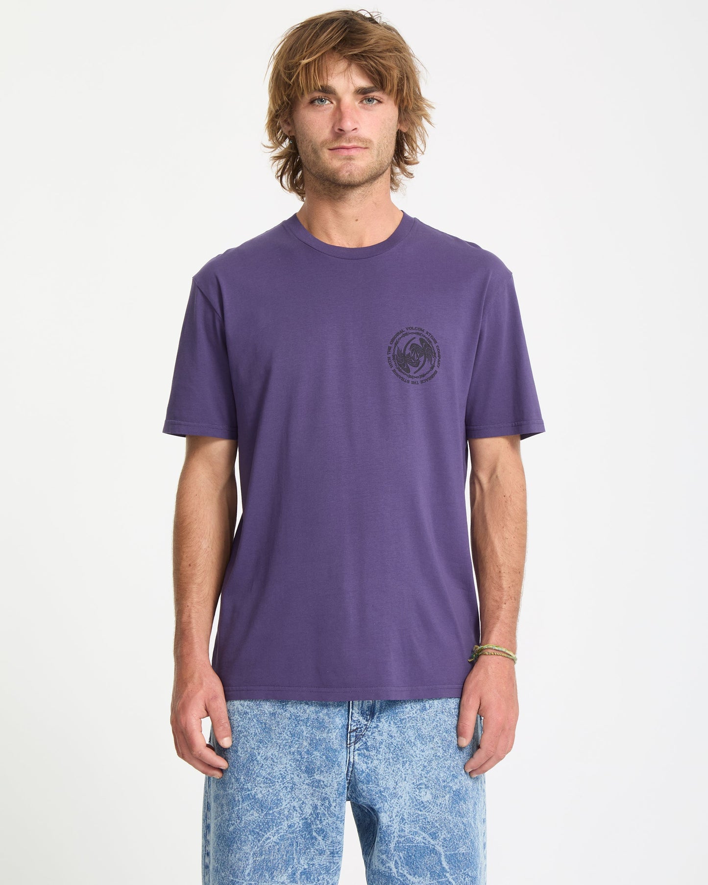 T-Shirt Circlepalm - Dark Purple