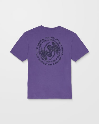 T-Shirt Circlepalm - Dark Purple