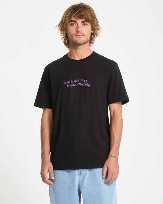 Nunca Pasa T-Shirt - Schwarz