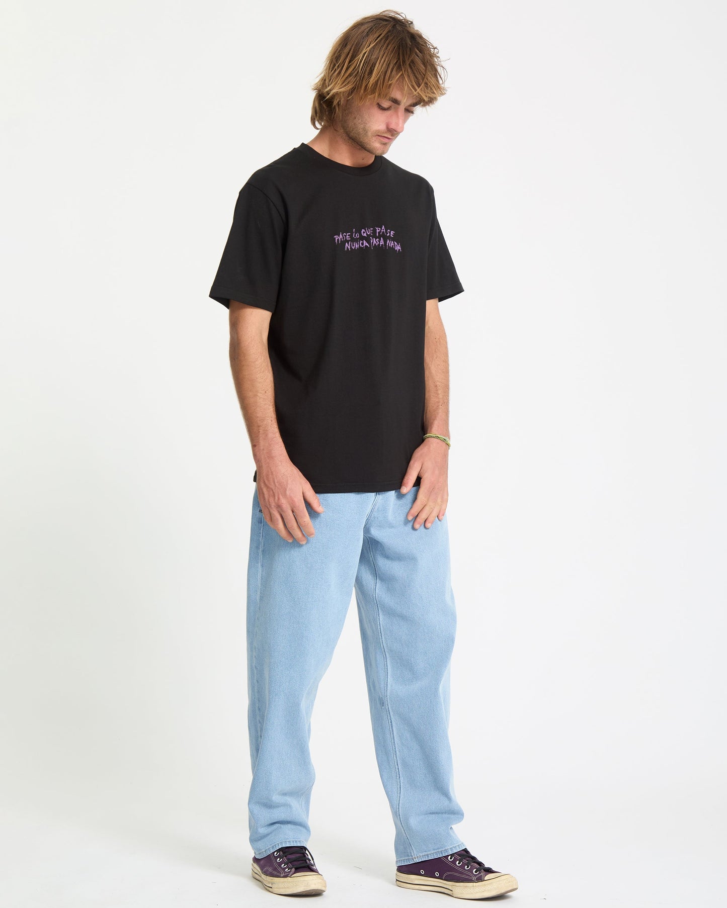 T-Shirt Nunca Pasa - Black