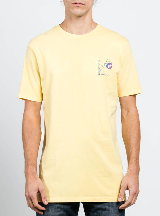 T-Shirt Vco Happy Time - Light Yellow