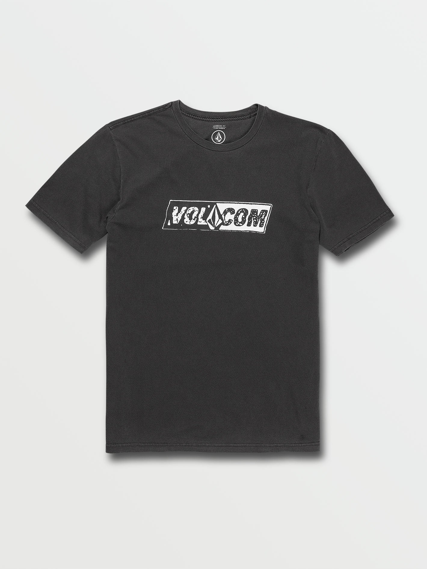 Stone Split T-shirt - BLACK