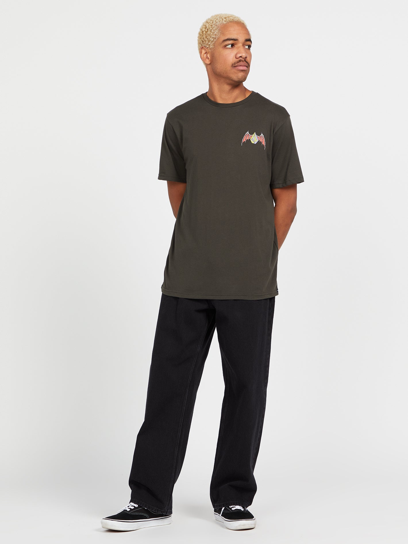 Hessian T-shirt - WASHED BLACK