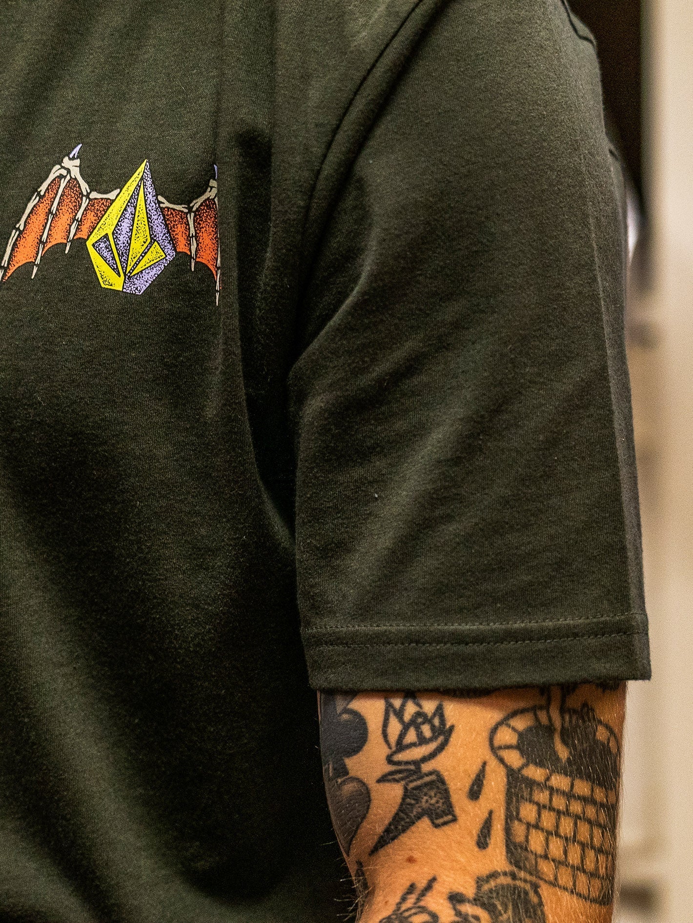 Hessian T-shirt - WASHED BLACK