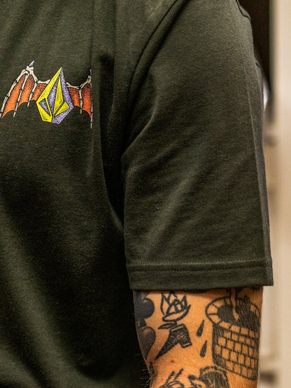 Hessian T-shirt - WASHED BLACK