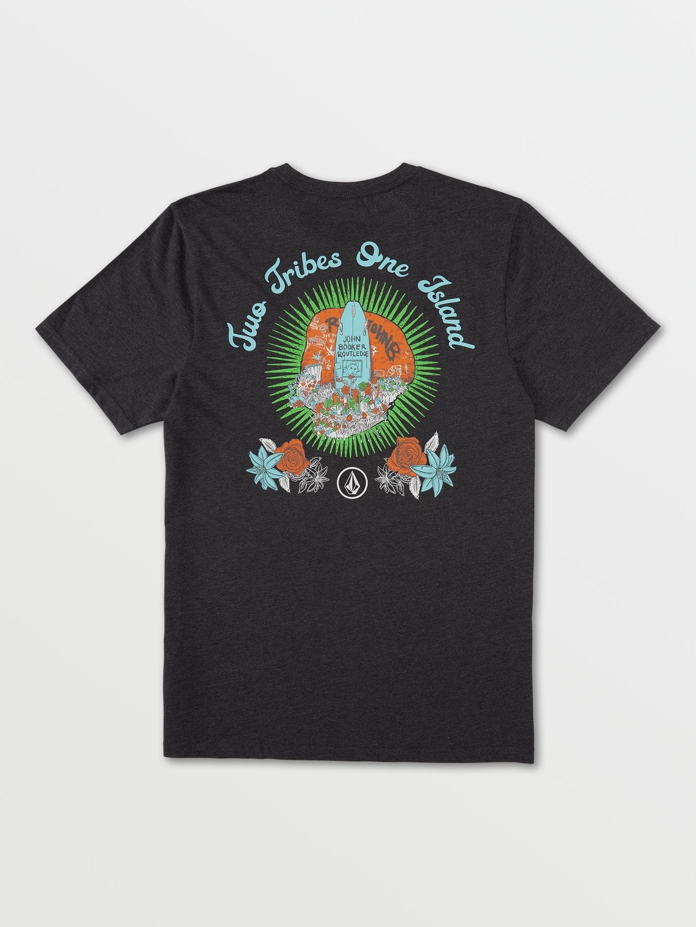 OBX John B Shrine Short Sleeve Shirt - Heather Black
