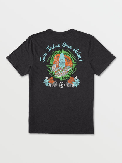 OBX John B Shrine Short Sleeve Shirt - Heather Black