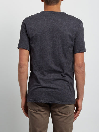 Circle Stone Heather Short Sleeve T-Shirt - Heather Black