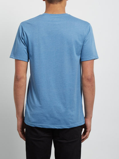 Circle Stone Short Sleeve Heather T-Shirt - Wrecked Indigo