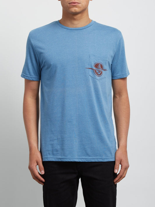 T-shirt à manches courtes Rip Pocket - Wrecked Indigo