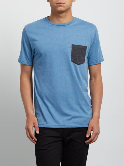 T-shirt à manches courtes Pocket - Wrecked Indigo