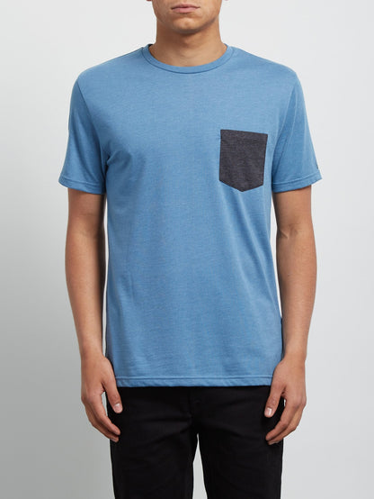 T-shirt à manches courtes Pocket - Wrecked Indigo