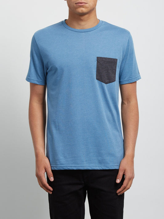 T-shirt à manches courtes Pocket - Wrecked Indigo