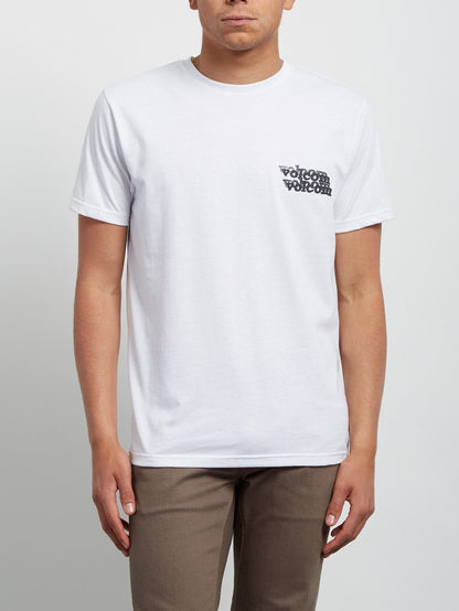 Peek A Boo Short Sleeve T-Shirt - White