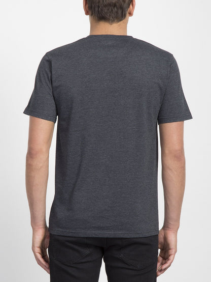 T-shirt Stamp Divide - Heather Black