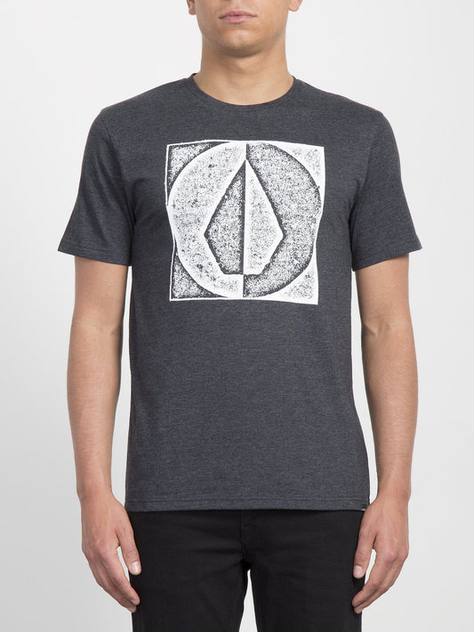 T-shirt Stamp Divide - Heather Black