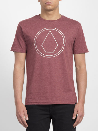 Pin Stone T-Shirt - Purpurrot