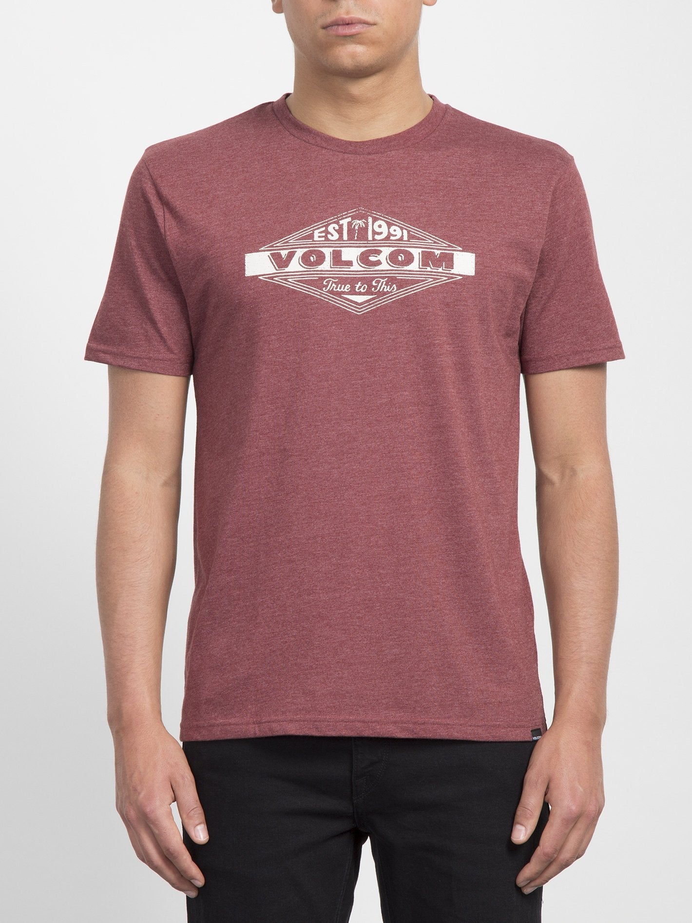 Volcom Run T-shirt - Crimson