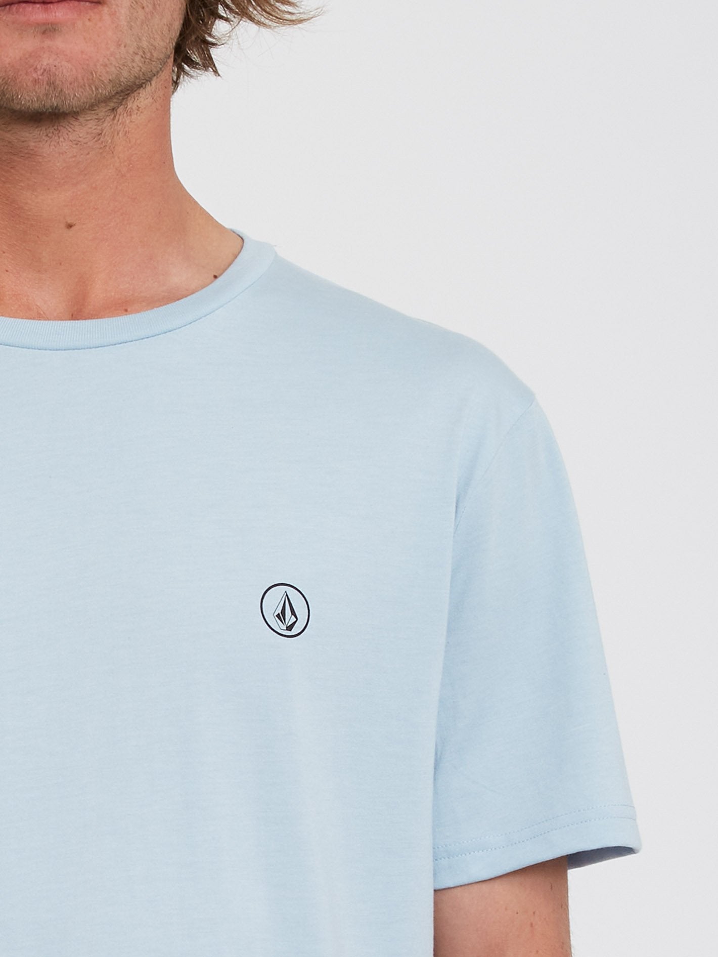 T-shirt Circle Blanks Heather - CALI BLUE HEATHER