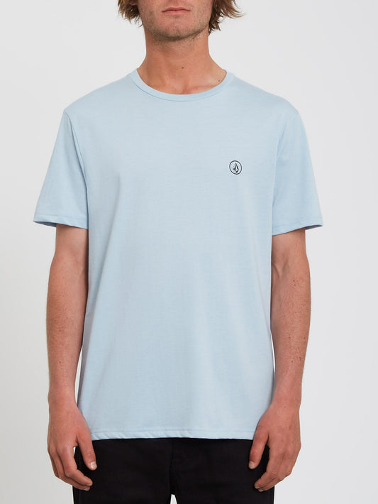 T-shirt Circle Blanks Heather - CALI BLUE HEATHER