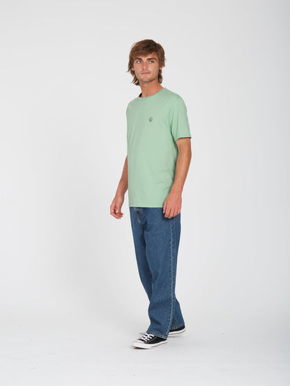 T-shirt Circle Blanks - LICHEN GREEN