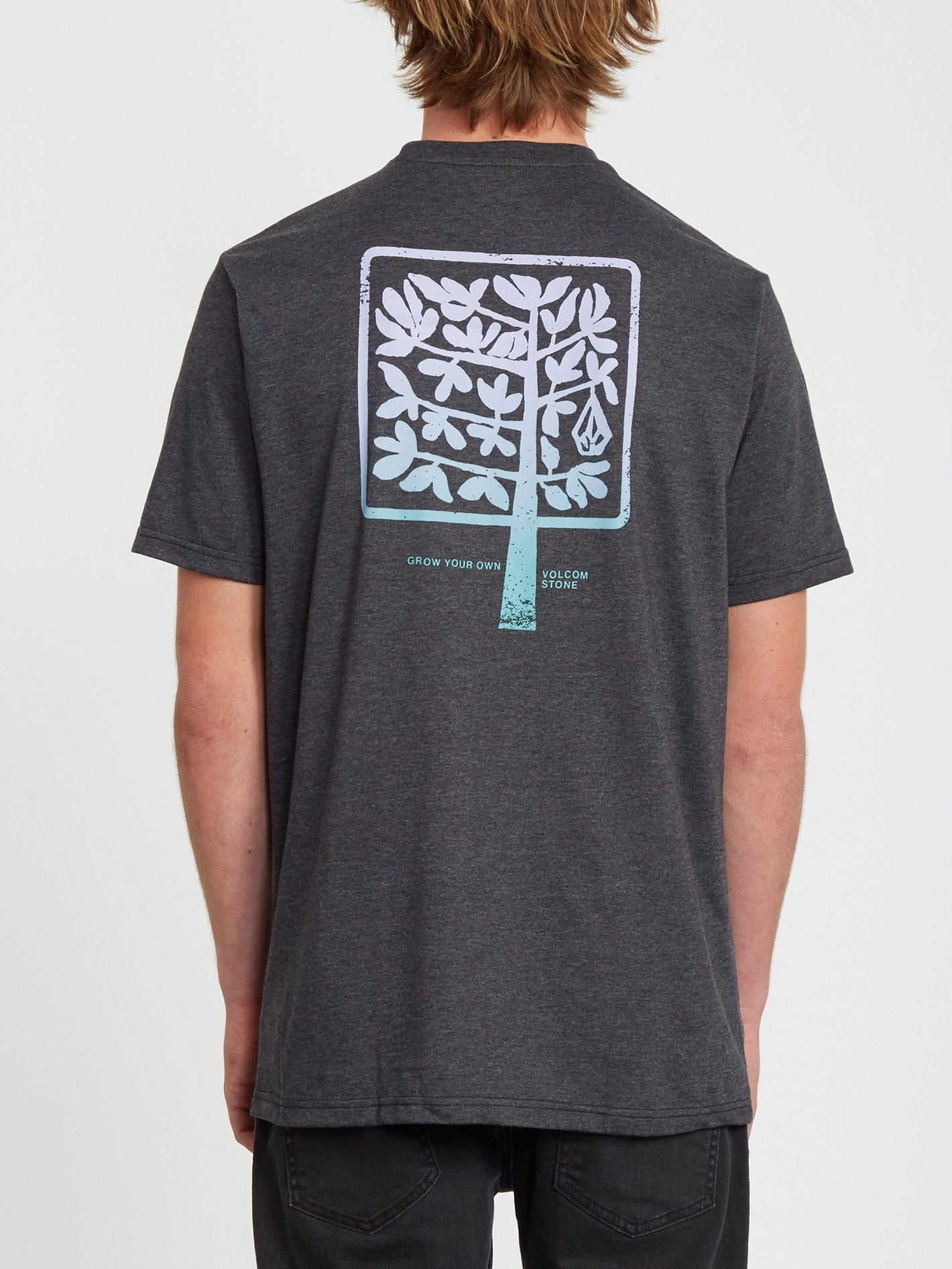 T-Shirt „Grown Heather“ – SCHWARZ HEATHER