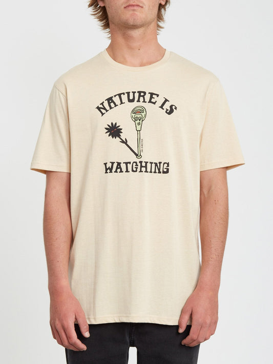 T-shirt Meter Heather - WHITE FLASH
