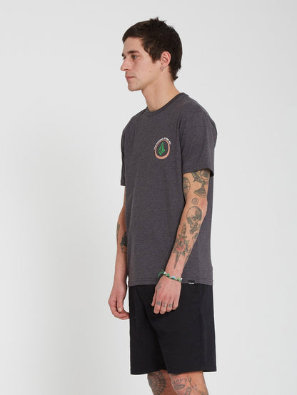 Fisheye Heather T-shirt - HEATHER BLACK