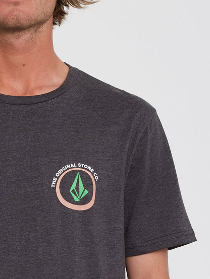 Fisheye Heather T-shirt - HEATHER BLACK