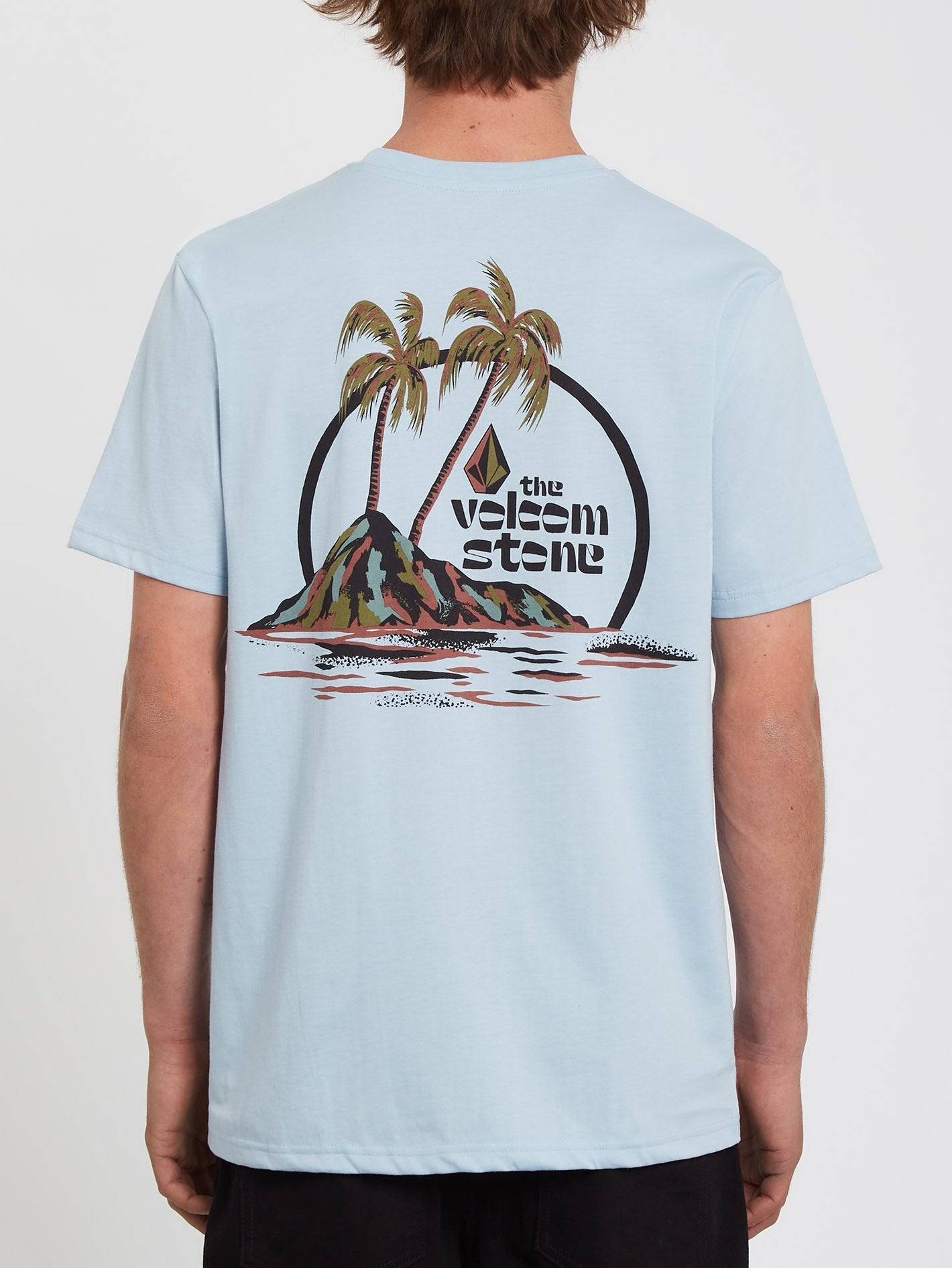 Paradise Heather T-Shirt - CALI BLUE HEATHER