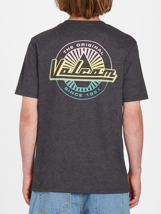 T-shirt Initial - HEATHER BLACK