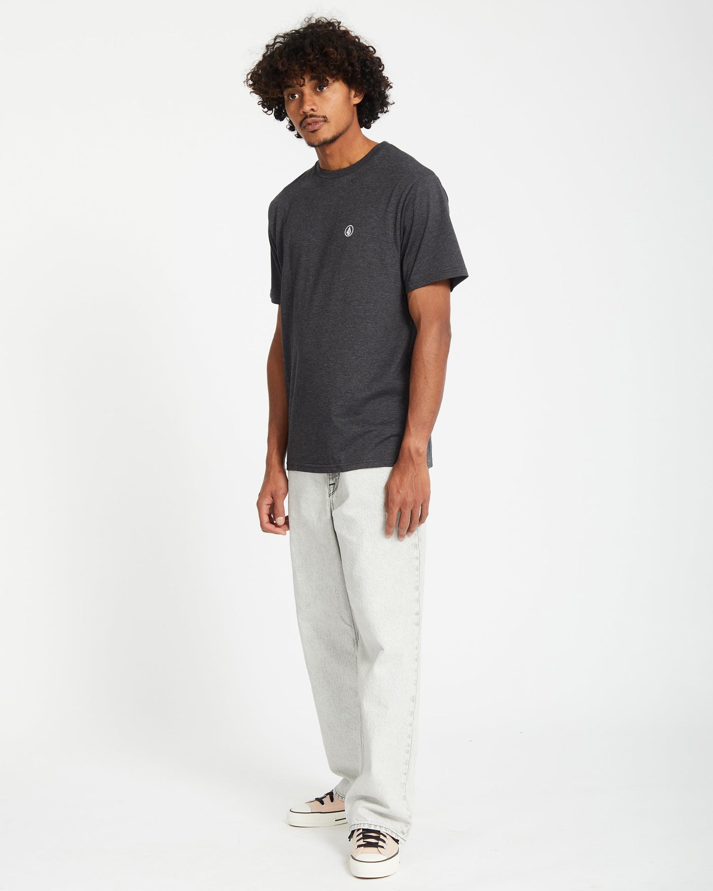 Circle Blanks T-Shirt - Heather Black