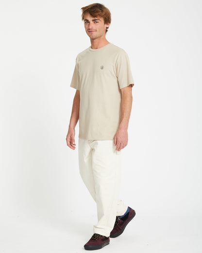 T-shirt Circle Blanks - LIGHT KHAKI