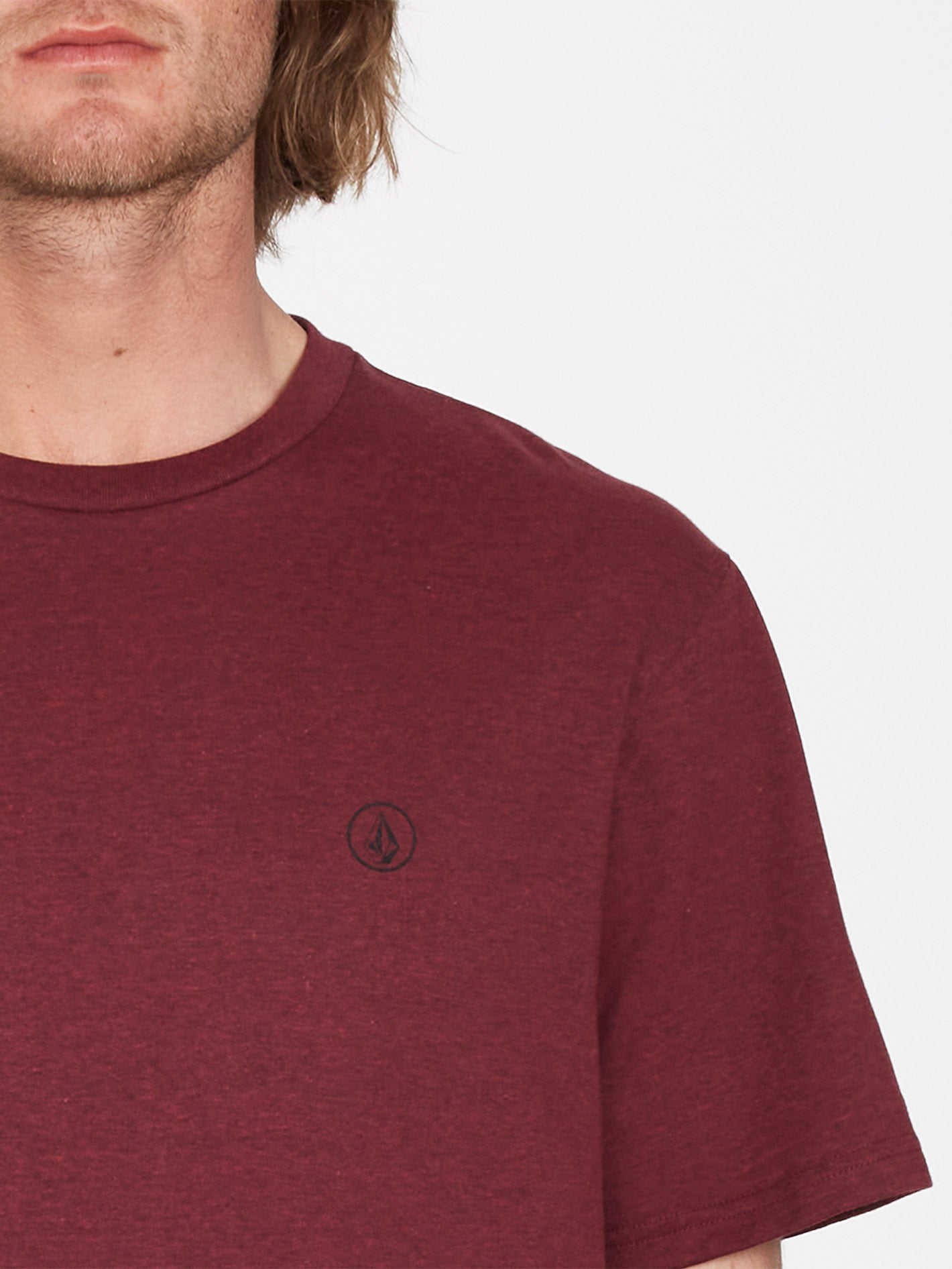 Circle Blanks T-shirt - Plum