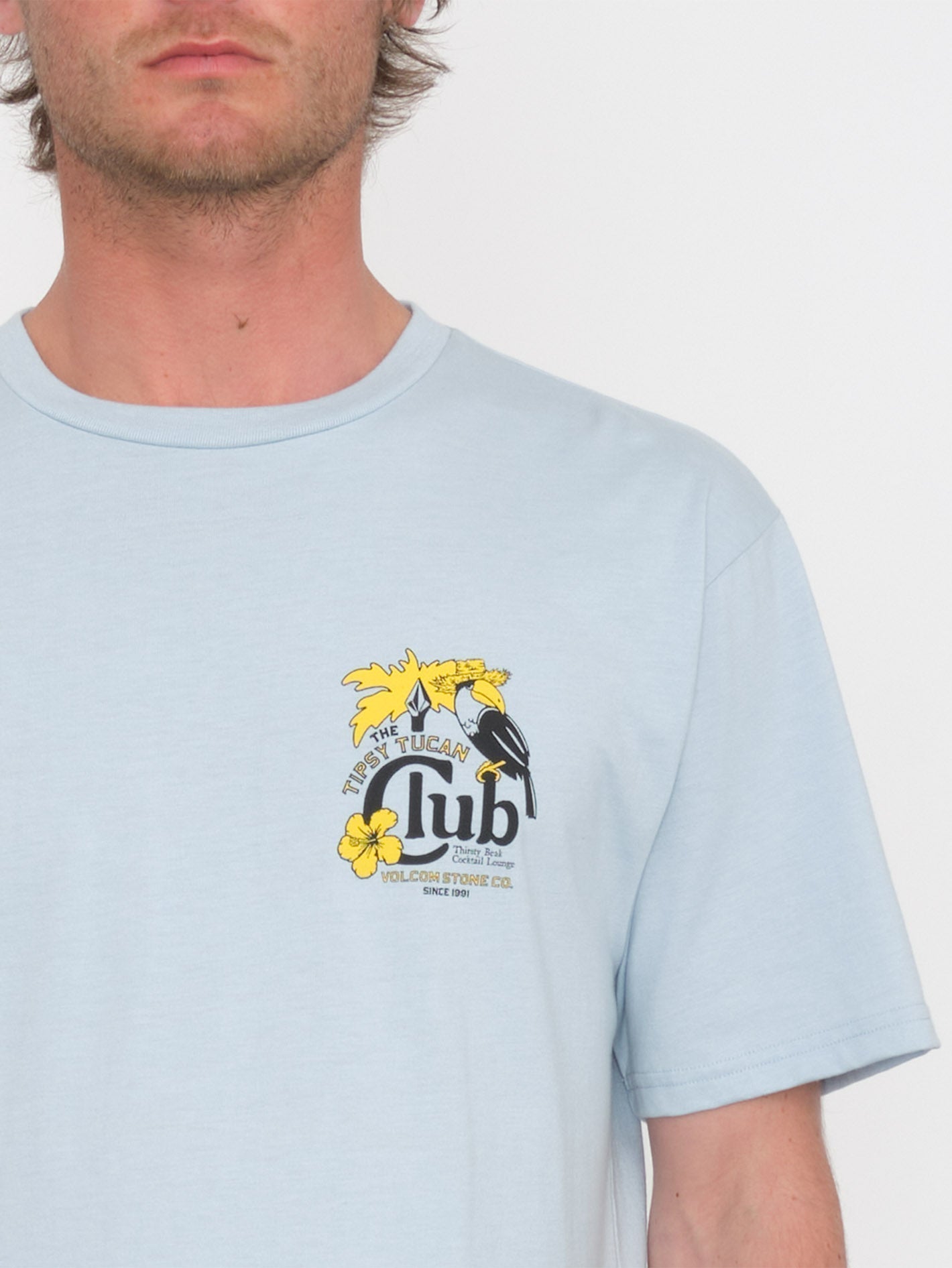 Tipsy Tucan T-shirt - CELESTIAL BLUE