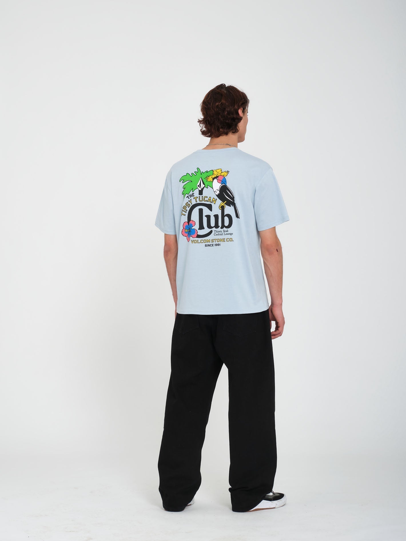 Tipsy Tucan T-shirt - CELESTIAL BLUE