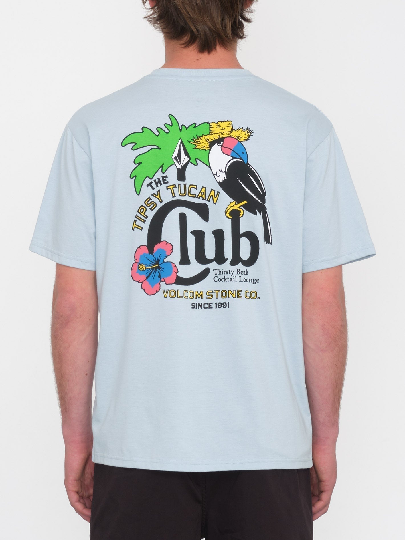 Tipsy Tucan T-shirt - CELESTIAL BLUE