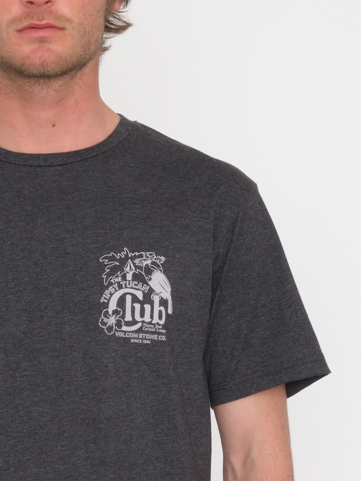 T-shirt Tispy Tucan - BLACK HEATHER