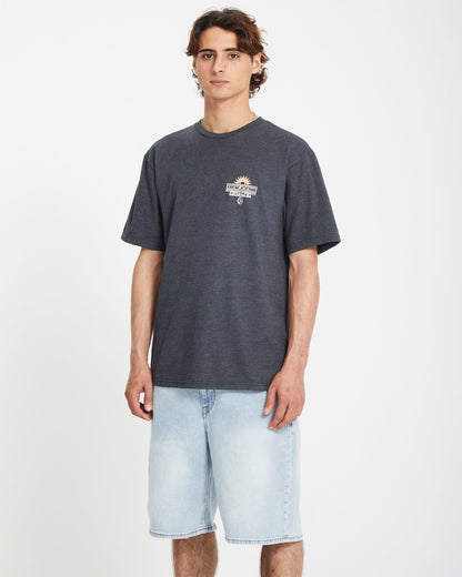 T-shirt Sure Thing - HEATHER BLACK
