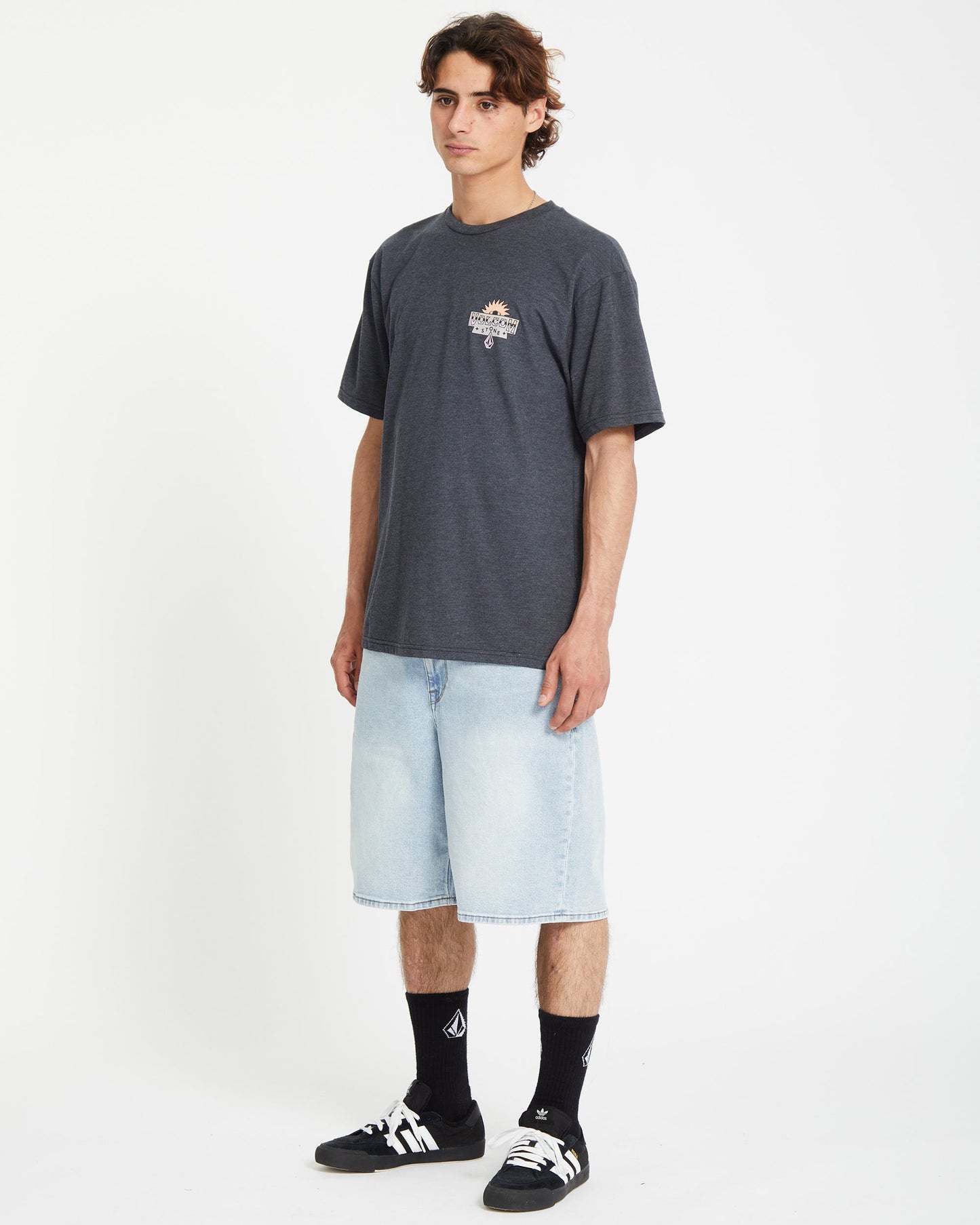 T-shirt Sure Thing - HEATHER BLACK