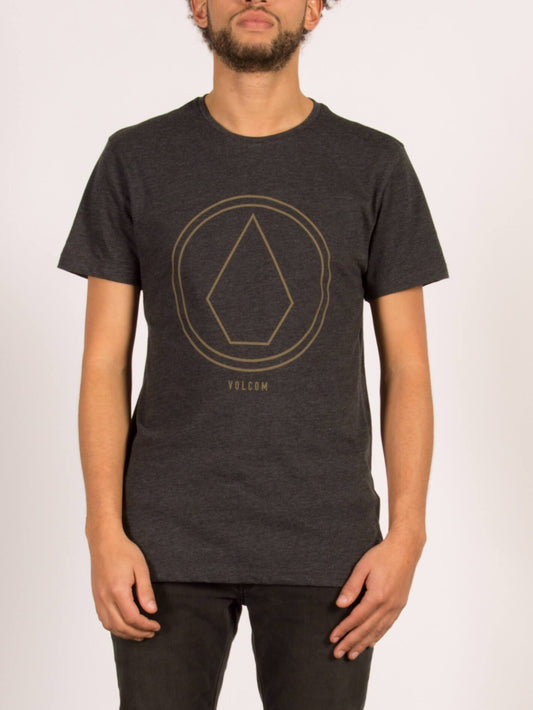 T-shirt manches courtes Pinline Stone - Heather Black