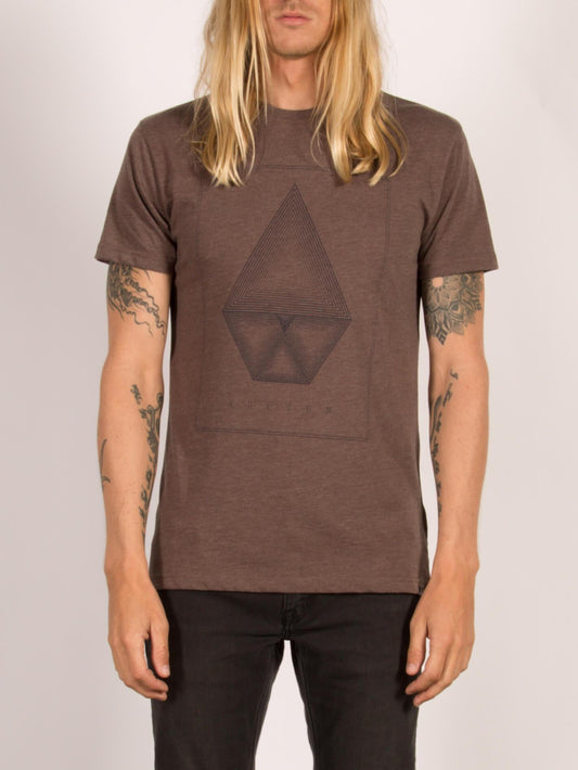 Concentric Short Sleeve T-Shirt - Plum