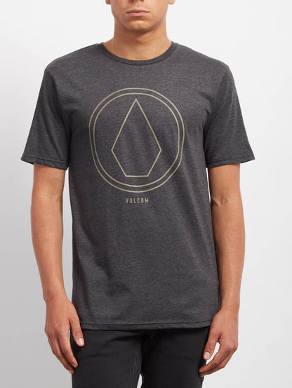 Pinline Stone T-shirt - Heather Black