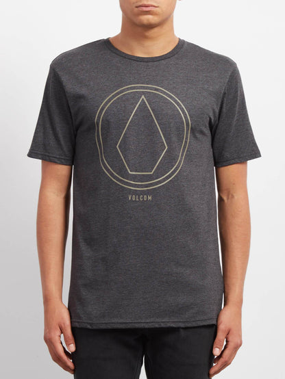 Pinline Stone T-shirt - Heather Black