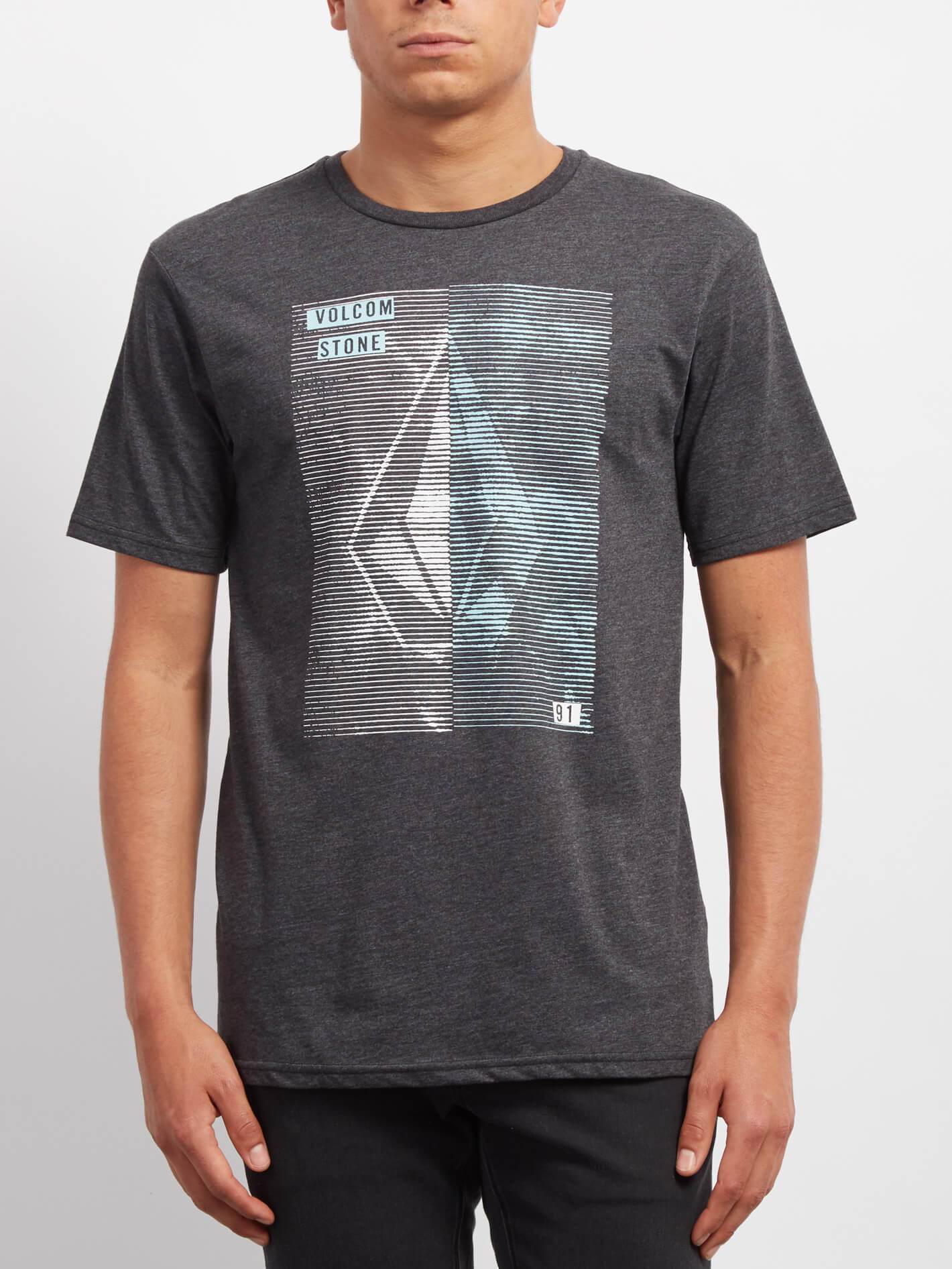 T-shirt Line Tone - Heather Black