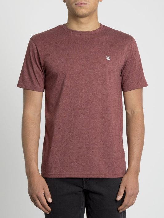 Circle Stone T-Shirt - Purpurrot