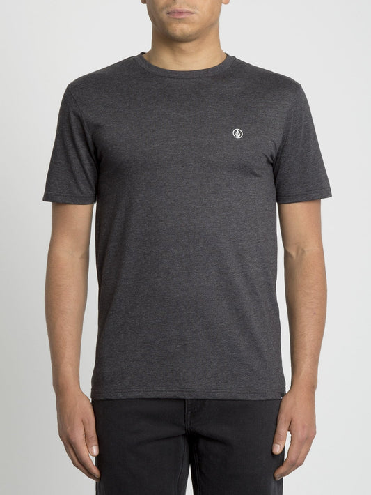 T-shirt Circle Stone - Heather Black